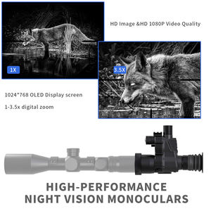 HENBAKER NV700S 4倍-14倍 拡大 クリップオン式 ナイトビジョン 長距離 暗視スコープ 狩猟用 サーマルスコープ 単眼鏡 - Product Image 6