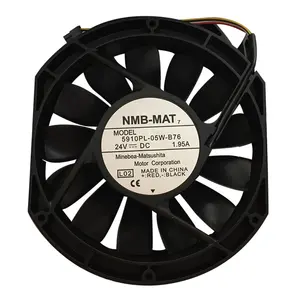 NMB 5910PL-05W-B76 17025 24V DC 1.95A 3.72W 119*119*38mm 12cm 4100RPM Ball Bearing Inverter Server Axial cooling fan