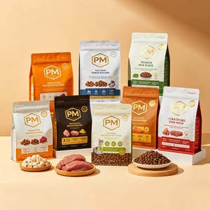 Sacs en papier kraft écologiques personnalisés pour épices, noix, aliments pour animaux de compagnie, sachets biodégradables à fond plat, emballage alimentaire en gros - Product Image 5