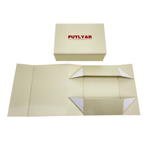 Custom Logo Luxury Matte Rigid Cardboard <b>Foldable</b> Flat-Pack Magnetic Closure Gift <b>Box</b> with Embossing and Matt Lamination - Product Image 5
