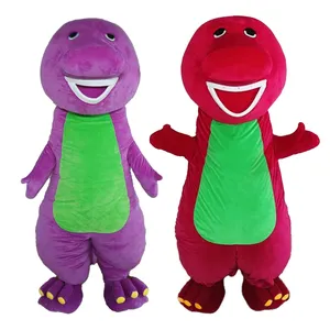 Harga pabrik kostum maskot Barney untuk dewasa