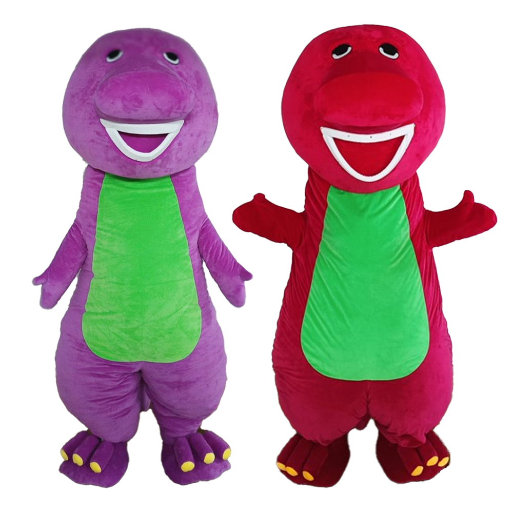 Barney Dinosaur Costumes Fun, CE Quality for Adults