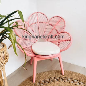 Silla artesanal de ratán hecha a mano para niños, muebles de mimbre Natural, silla ecológica para niños pequeños, asientos para bebés - Product Image 1