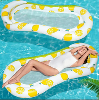 Matelas gonflable géant pour piscine, lit flottant pour l'eau, lit flottant pour la plage, idéal pour les fêtes aquatiques