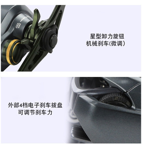 <span class=keywords><strong>รอก</strong></span>ตกปลาชิมา คูราโด ดีซี รุ่น 200HG 201HG 200XG 201XG ของแท้ 100% ปี 2022 สำหรับตกปลาคาร์พ ตกปลาทะเล แบบเบทคาสติ้ง - Product Image 6