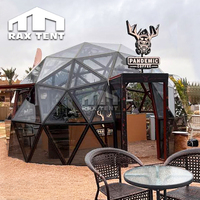 Dôme de tente dôme Igloo en verre 6M 7M pour café-bar et salle de réception au Moyen-Orient