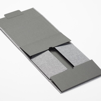 Boîte de rangement pliable triangulaire moderne à fermeture magnétique, boîte organisatrice en papier durable, boîte cadeau portable pour l'emballage et le stockage en détail