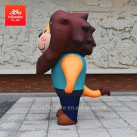 Disfraz de León de Dibujos Animados Inflable Personalizado, Modelo de León Animal Inflable Gigante para Publicidad Comercial al Aire Libre en Oferta