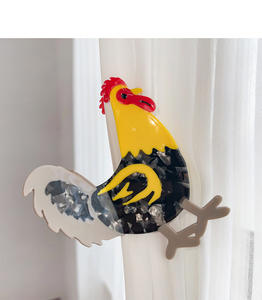 Horquilla de Clip de garra de León de pino <span class=keywords><strong>Shiba</strong></span> <span class=keywords><strong>Inu</strong></span> de 5cm, accesorios creativos para el cabello para niños, horquillas de acetato de animales de dibujos animados divertidos - Product Image 6