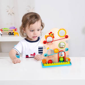 Gioco Educativo in Legno con Percorso a Sfera a Tema <span class=keywords><strong>Fattoria</strong></span> - Product Image 2