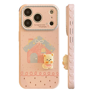 Custodia per <span class=keywords><strong>iPhone</strong></span> in TPU 3D a forma di casetta per cuccioli Kawaii per 17/Air/16/15/14/13/12 Pro Max/Plus - Product Image 6