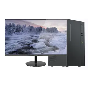 HMAY PC industriel I5 Core 23.8 PC haute résolution à petit facteur de forme 16 Go de mémoire vidéo Processeur AMD utilisé Design compact