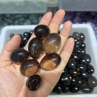 Pierres précieuses en vrac de haute qualité 20-30 mm, pierres roulées, quartz fumé naturel, pierres roulées à vendre en gros