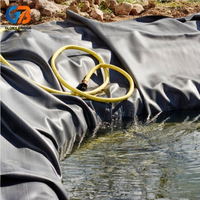 Bâche en PEHD pour bassin piscicole, géomembrane 1,5 mm, imperméable, écologique et durable pour fermes piscicoles, barrages et décharges.