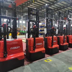 電動スタッカー 1200kg 1500kg積載 ストラドルレッグ ウォーキースタッカー フォークリフト パレットスタッカー トラック 倉庫作業場搬送用 - Product Image 4