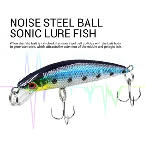 6cm 4g YR2003 Jigging Lure Artificial Plastic Bait Long-range Throw Sea Fishing Floating Minnow Lure