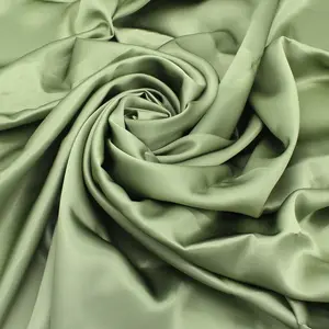 शहतूत रेशम उच्च गुणवत्ता आरामदायक लक्जरी रेशम साटन कपड़ा ब्लाउज ड्रेस वेडिंग गाउन के लिए रेशम आकर्षण साटन