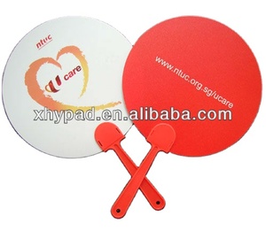 Abanico de Mano de Plástico de Doble Cara de 17 cm de Diámetro con Impresión y Logotipo Personalizados a Precio Económico para Regalos de Eventos Empresariales - Product Image 5