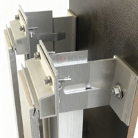Revêtement en Fibro-ciment de Qualité Exceptionnelle, Système de Fixation de Façade en Aluminium H-Shield, Mur Rideau Extérieur