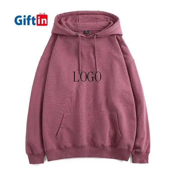 Polyester Cotton Blank Hooded Autumn Travel High Quality Hoodies Pullover Oversize Unisex Lovers Casual