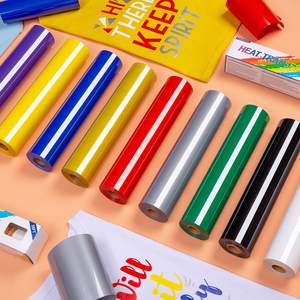 Rollos de Vinilo Termotransferible Hot Peel 12x12, Láminas de PVC y PU Estilo HTV, Material Apto para Altas Temperaturas para Diseño de Camisetas con <span class=keywords><strong>Cricut</strong></span> - Product Image 3