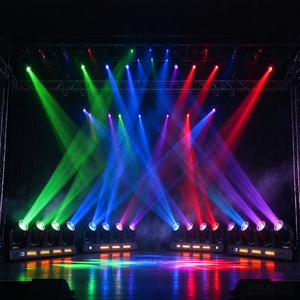 Luz Móvil de Cinco Cabezas de 800W con Rotación Infinita de Doble Cara, Beam Strobe 30-163CH DMX RDM para Discotecas, Clubes, Conciertos y Espectáculos - Product Image 5