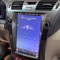 Lecteur de voiture Android 12.1 pouces Navigation Gps stéréo pour Lexus LS460 2006-2010 Écran vertical 8 cœurs Radio de style Tesla