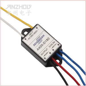 รีสแมนน์ A400-D180 6 สาย ตัวแปลงกระแสไฟแบบครึ่งคลื่น Ac380-460V Dc0.5A สวิตช์เบรก - Product Image 1