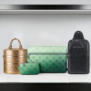 Ensemble de sacs à main pour hommes avec fermeture éclair, pochettes de rangement <span class=keywords><strong>multi</strong></span>-tailles, collection mode pour voyages d'affaires, vente au détail et en gros - Product Image 1