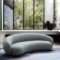 Canapé sectionnel nordique en forme de L avec pouf combinaison modulaire canapés modulaires en velours long canapé