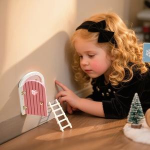 Décoration murale créative pour chambre d'enfant : interrupteur de porte mignon, cadre décoratif, jouet de masquage tridimensionnel, ornements de porte originaux - Product Image 1