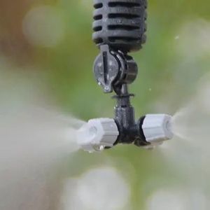 Micro arroseur suspendu en plastique <span class=keywords><strong>buse</strong></span> <span class=keywords><strong>de</strong></span> brumisation réglable à 4 voies avec décharge 20-30L/H pour pelouse <span class=keywords><strong>de</strong></span> serre <span class=keywords><strong>de</strong></span> jardin - Product Image 5