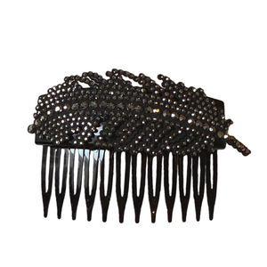 <b>Hot</b> Selling Light Luxury Simple Feather Hair <b>Comb</b> Fashionable Temperamental Niche Design Women's Hair <b>Comb</b> Wholesale Jewelry - Product Image 6