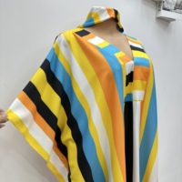 Nouvelles Robes d'été grande taille à imprimé rayé africain, col en V, coupe ample, style Kaftan Boubou pour femme, avec poches, ethniques, respirantes et infroissables