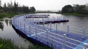 Plateforme flottante écologique <span class=keywords><strong>pour</strong></span> pontons marins, quai, bateaux et navires, en forme de cube - Product Image 5