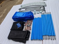 Gran oferta, modelo de linterna, trampolín redondo con red protectora, 6 pies, 8 pies, 10 pies, 12 pies, 14 pies, 16 pies, cama de salto para el hogar con red de seguridad
