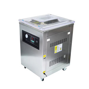 เครื่องซีลสูญญากาศแบบอัตโนมัติ รุ่น DZ-500/A5 แบบห้องเดียว ใช้ฟิล์มรักษ์โลก สำหรับอาหาร <span class=keywords><strong>ปลา</strong></span> เนื้อสัตว์ <span class=keywords><strong>ผัก</strong></span> ผลไม้ อัตราการปั๊ม 20 เมตร/ชั่วโมง - Product Image 1