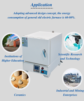 Horno de mufla, horno de laboratorio industrial para pruebas de materiales, componentes electrónicos y cenizas de atmósfera controlada de plástico