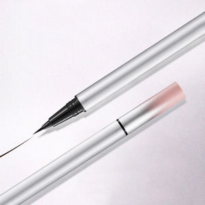 Eyeliner Liquido Ultra-sottile Impermeabile <span class=keywords><strong>in</strong></span> Flacone di Vetro Ambrato con Pennello Teal, Glitter Colorati Multicromatici, Eyeliner Nero - Product Image 6