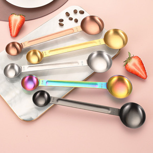 15ml + 5ml hai đầu đo muỗng cà phê đường Scoop vàng đo ly nhà bếp công cụ đo lường dụng cụ nướng bánh - Product Image 2