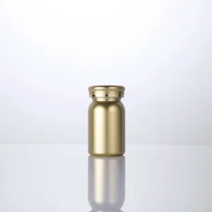 100 ml Golden Plastic Medical Pill Bottles Supplement Bottle Packaging For Capsule Plastic Sealed Jar