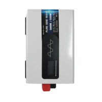 Convertisseur d'énergie solaire à onde sinusoïdale pure 5000W, DC12V/24V/48V/72V vers AC110V/220V, pour maison, camping-car, hors réseau, alimentation de secours