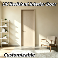 Porte composite en aluminium à âme en bois massif insonorisée avec isolation thermique de qualité supérieure pour villa de luxe