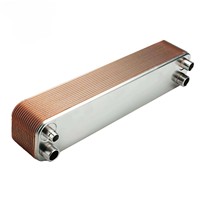SS316L Cuivre industriel personnalisé BPHE avec design compact 1U pour les systèmes de refroidissement liquide des racks de serveurs de centre de données