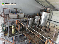 Nouvelle ligne de production de raffinerie d'huile de palme avec cuve de clarification et étang, machine de cuisson, en acier inoxydable, 1000 kg/h