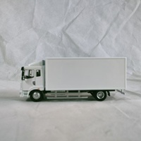 Modelo de Camión Fundido a Presión en Aleación de Zinc Fino, Adornos de Escritorio y Regalos Comerciales, Producto de Artesanía Metálica