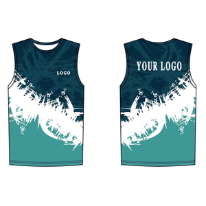 3D Sublimation tank Top Polyester Quick Dry Sport Workout Stringer Bodybuilding Singlet Digital Print <strong>Men</strong> <strong>Beach</strong> <strong>Vest</strong> Tops Custom - Product Image 2