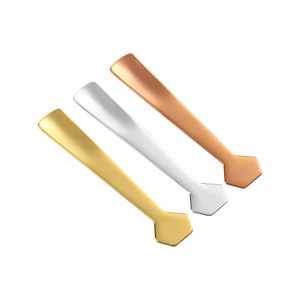 2025 Nueva herramienta de belleza de acero inoxidable pequeña cuchara dispensadora de maquillaje Crema para Ojos máscara de crema facial cuchara crema maquillaje - Product Image 2