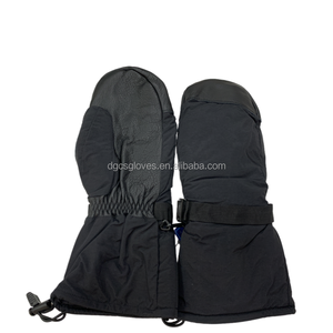 Großhandel Winter Ski Fäustlinge Wasser abweisende Premium Leder handschuhe Wind dichte <span class=keywords><strong>3M</strong></span> Wärmedämmung Baumwolle Warme Handschuhe - Product Image 1