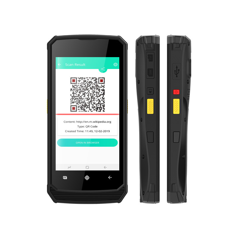 Прочный портативный смартфон Android PDA, M580, горячая замена, NFC, 4G Lte, двойные батареи, сканер штрих-кода, док-станция для зарядки